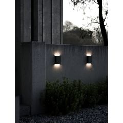 Nordlux 2019051003 Wall Light Fold 15 LED 3000K IP54 2x3.5W 200lm 21x14.8x5cm Black