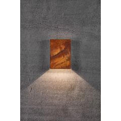 Nordlux 2019051038 Wall Light Fold 15 LED 3000K IP54 2x3.5W 200lm 21x14.8x5cm Corten