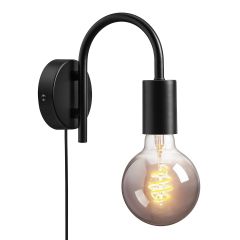Nordlux 2112071003 Paco E27 IP20 Wall Light 15W 16x9x17.5cm Black