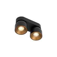 Nordlux 2310410103 Pitcher 2-Spot GU10 IP20 Spotlight 2x50W 11.6x24cm Black