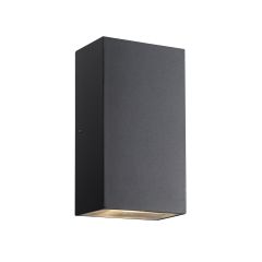 Nordlux 84151003 Rold Kubi LED 3000K IP44 Wall Light 2x5W 375lm 16x9x5.5cm Black