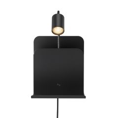 Nordlux 2112551003 Roomi GU10 IP20 Wall Light 35W 28.2x24.8x16.5cm Black