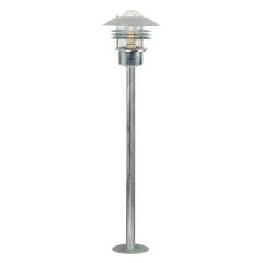 Nordlux 25118031 Vejers Garden E27 IP54 Post Light 60W 92x22cm Galvanised
