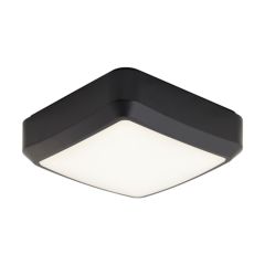 Ansell Astro 7W LED CCT Bulkhead IP65 Black/Visiluxe Corridor Function