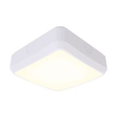 Ansell Astro 7W LED CCT Bulkhead IP65 White/Visiluxe Photocell