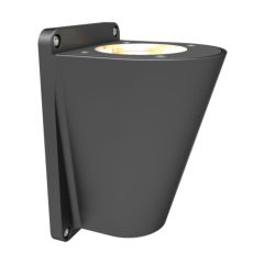 Ansell ADU50 Dugas Up/Down Wall Light c/w GU10 Lampholder Graphite