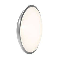 Ansell AECLED/SC/CCT/CF Eclipse MultiLED CCT LED Bulkhead Satin Chrome 3000K/4000K/6000K Corridor Function