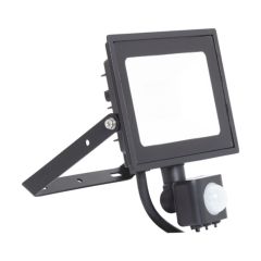 Ansell AEDELED20/CW/PIR Eden Compact Eco 20W LED Floodlight 4000K IP65 PIR c/w 1m Cable