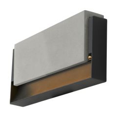 Ansell AGALIA/MAXI/CONC Galia Maxi LED CCT Wall Light IP65 Concrete 250x113x32mm