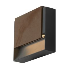 Ansell AGALIA/MINI/RUST Galia Mini LED CCT Wall Light IP65 Rust 140x113x32mm