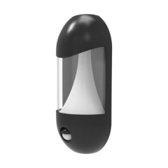 Ansell ALEOLED/HL/PIR Leo 8W LED Half Wall Lantern CCT IP65 PIR c/w Reflector & Clear Diffuser