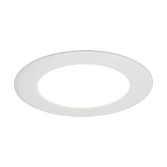 Ansell ALODLED/95/CW Bexar Lodi 8W LED Slim Downlight 4000K White 120mm