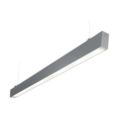 Ansell AOTEVLED2X5/DD1/M3 Otto Evo 5ft LED Twin CCT Suspended Linear 3000/4000K 66W Aluminium EM Switch Dim