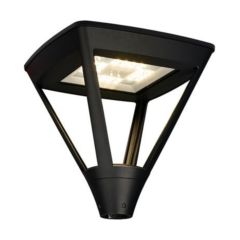 Ansell ASULED/2/CW/PC Asuri 63W LED Post Top IP66 Lantern 4000K Photocell