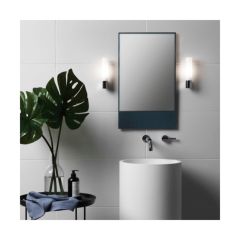 Astro 1047004 Bari Bathroom Dimmable Wall Light w/o G9 LED IP44 3W 200x40x63mm Matt Nickel