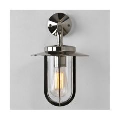 Astro Montparnasse Wall Outdoor Wall Light in Polished Nickel 1096001