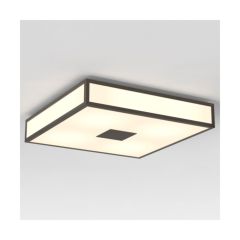 Astro Mashiko 400 Square Bathroom Ceiling Light in Bronze 1121013