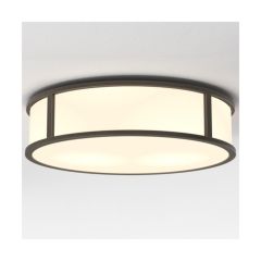 Astro Mashiko Round 300 Bathroom Ceiling Light in Bronze 1121043