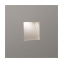 Astro Borgo Trimless 65 LED 2700K Indoor Recessed Wall Light in Matt White 1212028