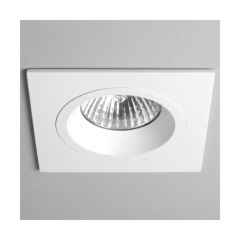 Astro Taro Square Fire-Rated Indoor Downlight in Matt White 1240026