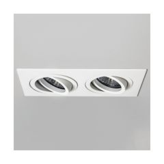 Astro Taro Twin Fire-Rated Indoor Downlight in Matt White 1240032