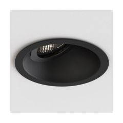 Astro Minima Slimline 25 Fire-Rated IP65 Bathroom Downlight in Matt Black 1249037