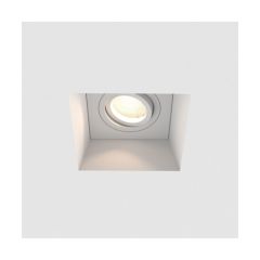 Astro Blanco Square Adjustable Indoor Downlight in Plaster 1253007