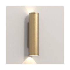 Astro 1428017 Ava 300 Exterior Dimmable Wall Light w/o GU10 LEDs IP44 2x6W 300x75x81mm Solid Brass