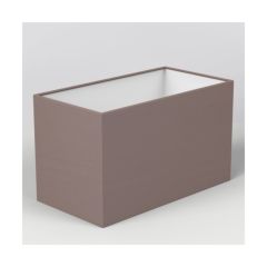 Astro 5001013 Rectangle 250 E14 Shade for Park Lane & Carmel Wall Lights 125x250x100mm Oyster