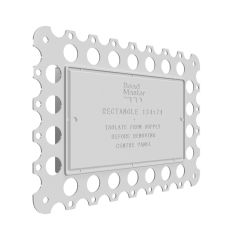 Beadmaster BMR134-10 Rectangular 2 Gang Box Cover Pk10