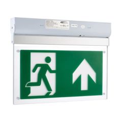 BELL 09012 Spectrum LED Surface Exit Sign Blade 3hrM/NM 2.5W c/w Up Legend