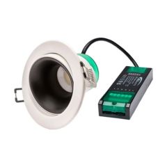 BELL 10527 Firestay 7W Anti-Glare Centre Tilt LED Downlight CCT 2700K-6000K IP65 Dimmable 40Deg