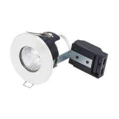 BELL 10665 Fire Rated GU10 Downlight MV Centre Tilt IP20 Matt White 85mm Dia