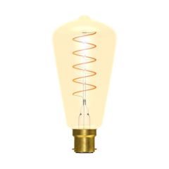 BELL 60018 4W Vintage Squirrel Cage Dimm LED Lamp BC/B22 1800K Soft Coil 150lm