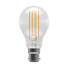 BELL 60213 Aztex 6W Filament GLS Dimm LED Lamp BC/B22 2200K Clear 560lm