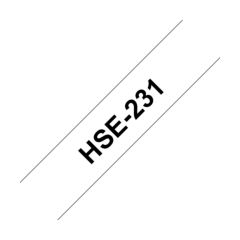 Brother HSE-231 Heat Shrink Tube 11.7mmx1.5m Black/White