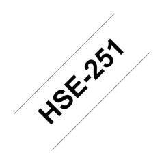 Brother HSE-251 Heat Shrink Tube 23.6mmx1.5m Black/White