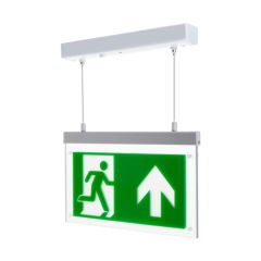 Channel Razor LED Hanging Exit Sign 3hrM IP40 c/w Legend Up