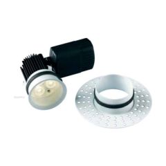 Collingwood DL282WHWWEM Downlight Luxeon WW LED 3hrM Mains Dimmable 38Deg Beam w/o Trim IP65 8.5W White