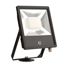 Collingwood FL10BXCS Non PIR Tilt-Twist-Turn Bracket Colour Switchable IP65 Floodlight 100W Black Aluminium