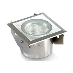 Collingwood GL041SNW Groundlight Spot Square Neutral White LED IP68 3W Stainless Steel