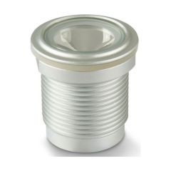 Collingwood LEDLYTEIPTBL Downlight Lyte Mini Blue LED Threaded IP65 110Deg Beam Angle 1W Anodised Aluminium