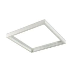 Collingwood P2SMA Solis Surface Mounting Kit Panel c/w Side Screws 600x600mm White Aluminium