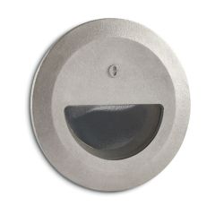 Collingwood WL339WW Wall Light Recessed Rnd Asym 3000K LED IP67 50Deg Beam Angle 2.6W 240V 50lm Stainless Steel 316 Cast