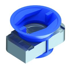 MetPro CN8 Easyfit c/w Nylon Cone Channel Nut M8 Zinc Plated