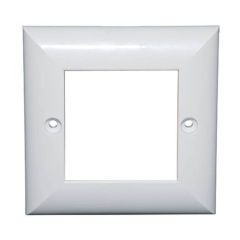 Connectix 008-001-003-50 SingleGang Elite Bevelled Euro Style Faceplate