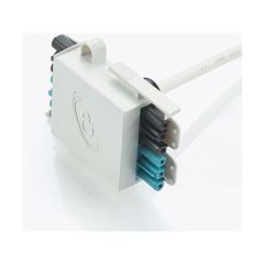 CP Electronics 6P 6 Core Tee Black/Blue Coding 0.5M White