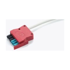 CP Electronics 6P 4 Core Luminaire Lead Black/Blue 3M Red Plug