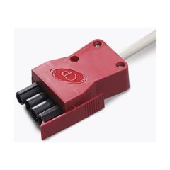 CP Electronics VITM4 4P 4 Core Luminaire Lead 1mm 5M Red Plug