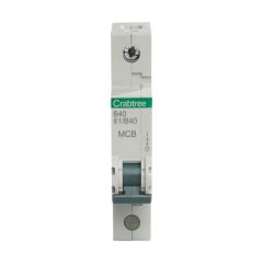 Crabtree Starbreaker 40A SP MCB B Curve 6kA **Only 18 at this price!